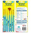 All Purpose 6pc Craft Brush Set