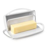 Better Dish Flip Top Butter Dish - White 21x11x8cm