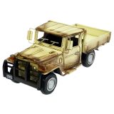 Toyota Land Cruiser Ute Metal Collectable - Cream 29x13x12.5cm