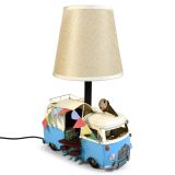 USB powered LED Lamp Ice Cream Van - Blue 20x14x30cm