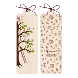 Wooden Bookmark Tree of Life 4.5x14cm