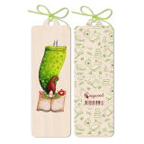 Wooden Bookmark Endless Pleasure 4.5x14cm