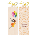 Wooden Bookmark Toward Dreams 4.5x14cm