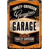 Nostalgic-Art Metal Card Harley-Davidson Garage 10x14x0.3cm