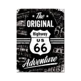 Nostalgic-Art Magnet Route 66 Original Adventure 6x8x0.2cm