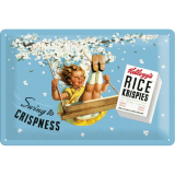 Nostalgic-Art Medium Sign Swing to Crispness 20x30x0.5cm