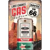 Nostalgic-Art Medium Sign Route 66 Gas Station 20x30x0.5cm