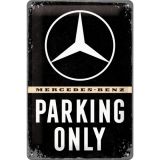 Nostalgic-Art Medium Sign Mercedes-Benz Parking Only 20x30x0.5cm