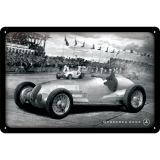 Nostalgic-Art Medium Sign Mercedes Silver Arrow Racing 20x30x0.5cm