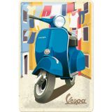 Nostalgic-Art Medium Sign Vespa - Italian Laundry 20x30x0.5cm