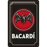 Nostalgic-Art Medium Sign Bacardi - Logo Black 20x30x0.5cm