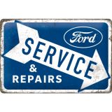 Nostalgic-Art Medium Sign Ford - Service & Repairs 20x30x0.5cm