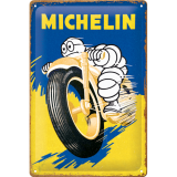 Nostalgic-Art Medium Sign Michelin - Motorcycle Bibendum 20x30x0.5cm