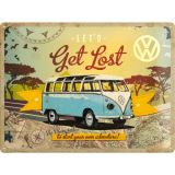 Nostalgic-Art Large Sign Lets Get Lost 30x40x0.5cm
