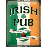 Nostalgic-Art Large Sign Irish Pub 30x40x0.5cm