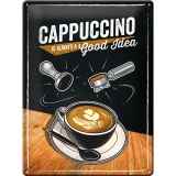 Nostalgic-Art Large Sign Cappuccino Good Idea 30x40x0.5cm