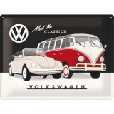 Nostalgic-Art Large Sign VW - Meet the Classics 30x40x0.5cm
