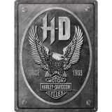 Nostalgic-Art Large Sign Harley-Davidson Metal Eagle 30x40x0.5cm