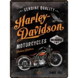 Nostalgic-Art Large Sign Harley - Timeless Tradition 30x40x0.5cm