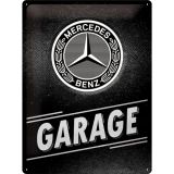 Nostalgic-Art Large Sign Mercedes-Benz Garage 30x40x0.5cm
