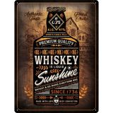 Nostalgic-Art Large Sign Whiskey Sunshine 30x40x0.5cm