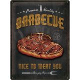 Nostalgic-Art Large Sign BBQ - Nice to Meat You 30x40x0.5cm