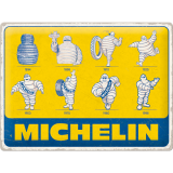Nostalgic-Art Large Sign Michelin - Logo Evolution 30x40x0.5cm