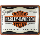 Nostalgic-Art Large Sign Harley - Parts & Accessories 30x40x0.5cm