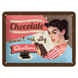 Nostalgic-Art Small Sign Chocolate 15x20x0.3cm