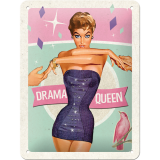 Nostalgic-Art Small Sign Drama Queen 15x20x0.3cm