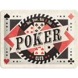 Nostalgic-Art Small Sign Poker 15x20x0.3cm