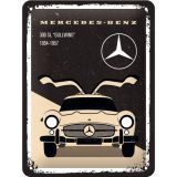 Nostalgic-Art Small Sign Mercedes-Benz 300SL Beige 15x20x0.3cm