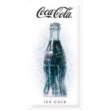 Nostalgic-Art Long Sign Coca-Cola Ice White 25x50x0.3cm