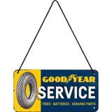 Nostalgic-Art Hanging Sign Goodyear - Service 20x10x0.2cm