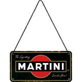 Nostalgic-Art Hanging Sign Martini Served Here 10x20cm 20x10x0.2cm
