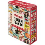Nostalgic-Art Tin Storage Box XL Kellogg's Corn Flakes Collage 8x19x26cm