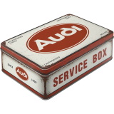 Nostalgic-Art Flat Storage Tin Audi - Service Box 23x16x7cm