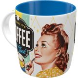 Nostalgic-Art Ceramic Mug Coffee O'Clock 9x9x9cm
