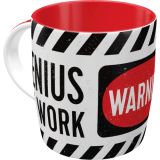Nostalgic-Art Ceramic Mug Genius At Work 9x9x9cm