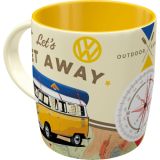 Nostalgic-Art Ceramic Mug VW Bulli - Let's get Away 9x9x9cm