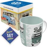 Nostalgic-Art Ceramic Mug & Gift Box Combo VW Good Things are Ahead of You 9x9x9cm