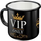 Nostalgic-Art Enamel Mug VIP Only 8x8x8xcm