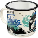 Nostalgic-Art Enamel Mug I'd Rather Be Fishing 8x8x8xcm
