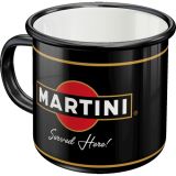Nostalgic-Art Enamel Mug Martini Served Here 8x8x8xcm