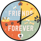 Nostalgic-Art Wall Clock Friends Forever 30cm 