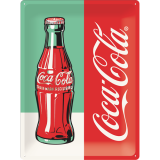 Nostalgic-Art Large Sign Coke Bottle - Pop Art 30x40x0.5cm