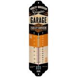 Nostalgic-Art Thermometer Harley-Davidson Garage 28x6.5x2cm