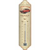 Nostalgic-Art Thermometer Ford Mustang GT 1967 Red 28x6.5x2cm
