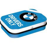 Nostalgic-Art Mint Box BMW Drivers Only Blue 4x6x2cm
