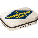 Nostalgic-Art Mint Box Goodyear - Logo White  4x6x2cm